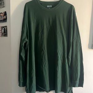 Duluth trading company long sleeve shirt green